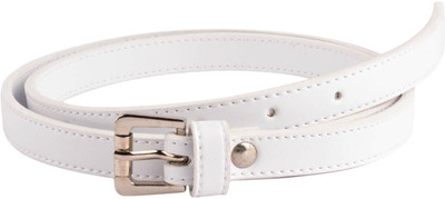 

Baluchi Women Casual White Artificial Leather Belt