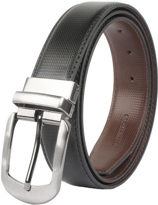 

Chisel Men Formal Black Artificial Leather Reversible Belt