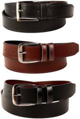 

Besto Men Casual Black, Brown Synthetic Belt
