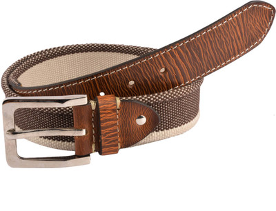 

Baluchi Men Casual Brown Canvas Belt