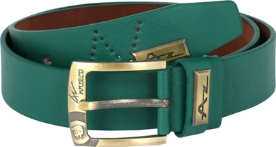 

Heritage Men Casual Green Artificial Leather Belt
