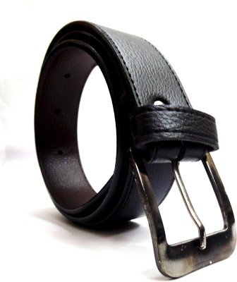 

DAKSH Men Black Artificial Leather Belt