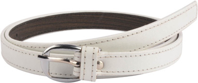 

Baluchi Women Casual White Artificial Leather Belt