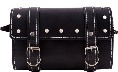 savingsadda SADDLE BAG Bike Luggage Box(Black)