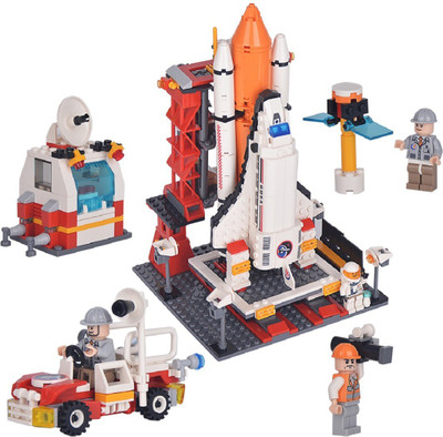 

Emob 679 PCS Space Shuttle Rocket Launch Station Center Educational Block Construction Toy With Astronaut Model Mini Figures(Multicolor)