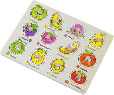 

Vivir Fruits Wooden Puzzle For Kids Board Game