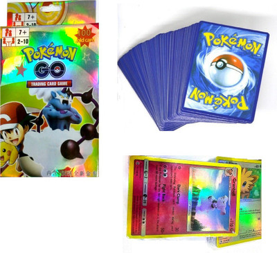 

Krypton POKEMON GO international trading gold card games(multocolor)