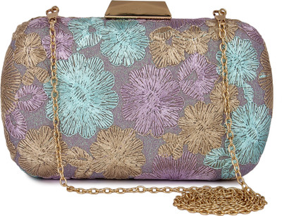 

MODISH Party Green Clutch