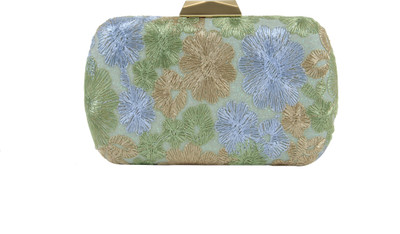 

MODISH Party Blue Clutch
