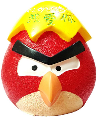 

DS Creations Angry Bird Piggy bank Coin Bank(Red, Yellow)