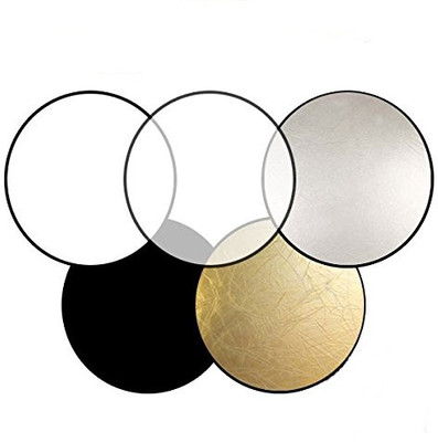 

Powerpak 42" 5 In 1 Light Disc Panel 110 cm Collapsible Reflector(Pack of 1)