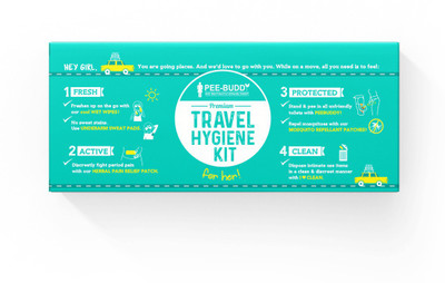 

PeeBuddy - Premium Travel Hygiene Kit For Her(Set of 1)