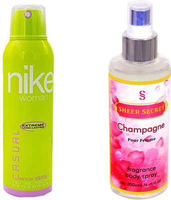 

Nike CASUAL WOMEN with SHEER SECRET CHAMPAGNE WOMEN(Set of 2)