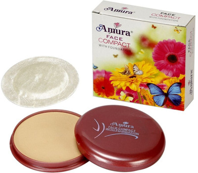

Amura Face Compact with Foundation 3 in 1 Compact(Beige, 13 g)