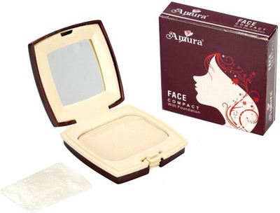 

Amura Face Compact with foundation 4 in 1 Compact(Beige, 10 g)