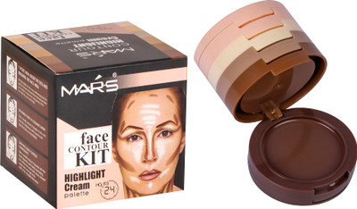 

Mars 5in1 Contour Highlight Cream Palette Concealer(beige)