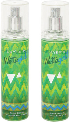 

Layer WOTTAGIRL SPELL BOUND 135 ML EACH ( PACK OF 2) Body Spray - For Women(270 ml, Pack of 2)