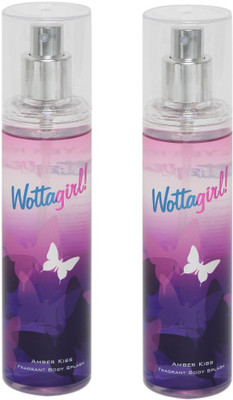 

Layer WOTTAGIRL AMBER KISS 135 ML EACH ( PACK OF 2) Body Spray - For Women(270 ml, Pack of 2)