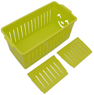 

Lifestyle-You 3 Compartments Plastic Plastic Box With Adjustable Partitions. Drawer Organiser, Innerwear Lingerie Cosmetics Stationary Remote Organiser (30 x 15 x 11 Cm) (Pack of 4)(Multy)