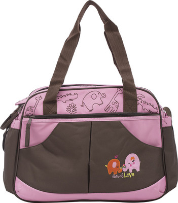

EZ Life - Happy Monkey- Orange( Large) Baby Diaper Carry Bag(Orange)
