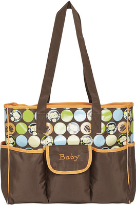 

EZ Life - Pink Flowers (Medium) Baby Diaper Carry Bag(Pink)