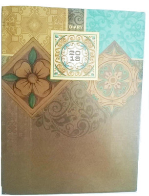 

Indigo Creatives A5 Diary(Royale Gold 2018 Business Executive Diary Organiser Planner, Multicolor)