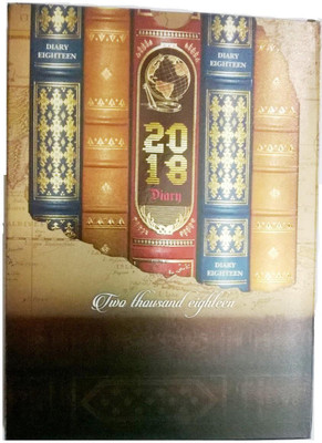 

Indigo Creatives A5 Diary(Royale Gold 2018 Business Executive Diary Organiser Planner, Multicolor)