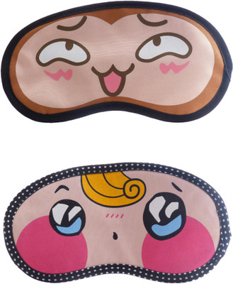 

Jenna Happy-YellowHairSurpriseCartoon Travel Sleeping Eye Cover Blindfold (Pack of 2)(2 g)
