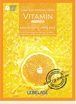 

LEBELAGE Natural Mask Sheet (Vitamin) moisturized korean cosmetics(20 ml)