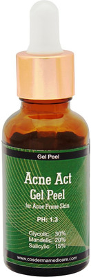 

Cosderma Salicylic Acid mandelic acid Glycolic combo peel Acne Act gel peel(30 ml)