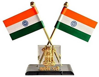 

AutoStark Indian Flag Double Sided Wind Car Dashboard Flag Flag(Nylon)