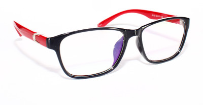 

Plastic Frames Half Rim Wayfarer Frame(52 mm