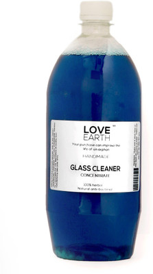 

Love Earth GLASS CLEANER CONCENTRATE 1000ML, PACK OF 1, 100% HERBAL & HANDMADE.(2000 ml)