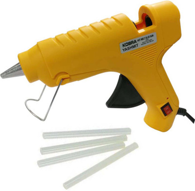 

Yashmit Yellow 40W On Off Switch And Indicator With 4 Sticks Standard Temperature Corded Glue Gun(11 mm)