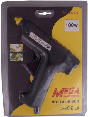 

Mega 100 WATT MULTI PURPOSE FOR ART CRAFT WORK HOT MELT GLUE GUN WITH 2 GLUE STICKS Adjustable Temperature Corded Glue Gun(10 mm)