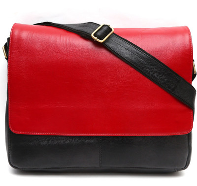 

Golden Leaf Messenger Bag(Black)