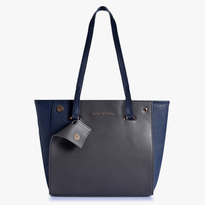 

Lino Perros Shoulder Bag(Grey, Blue), Blue;grey