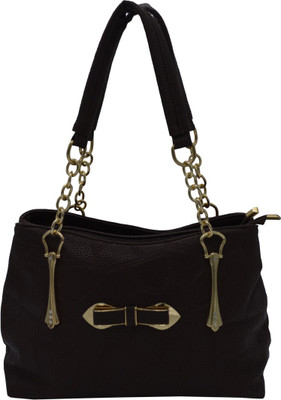 

Glitters Online Shoulder Bag(Brown, Black), Black;brown