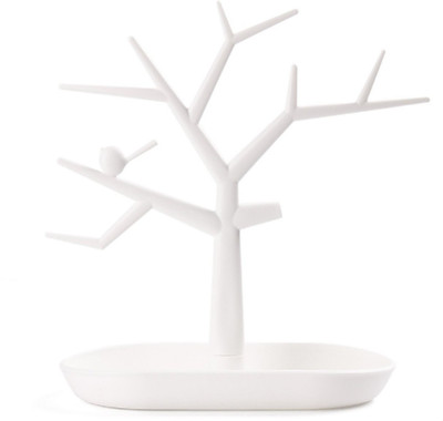 

SYGA White Tree Design Jewelry Rack Display Stand Holder Organizer For Earrings Necklace Ring Jewellery Organizer( )