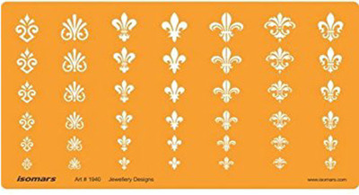 

Isomars 1940 Jewelry Design Template(Pack of 1)