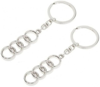 

Mahvi Toys Combo of Audi Rings Metal Key Chain