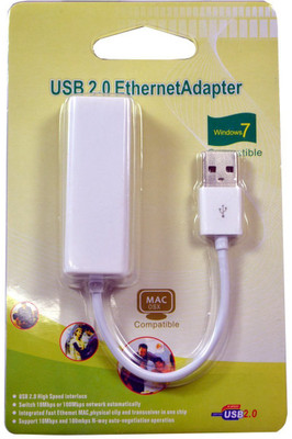 TECHON USB to LAN 10/100Mb RJ45 Convertor Card Etheret Network Adapter Hi-Speed Lan Adapter(5000 Mbps)