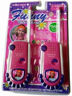

Disha Enterprises Pink Princess Walkie Talkie Set(Pink)