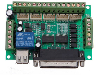 

Robodo MACH3 Interface Board CNC 5 Axis with Optocoupler for Stepper Motor Driver(Multicolor)