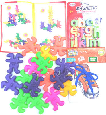 

Aparnas Montessori Educational Learning Toys ,links,learn to tie lace(Multicolor)