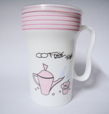 

Magictym CERAMIC MUG OF SUPERIOR QUALITY PINK COLOR HIGH Ceramic Mug(360 ml), Multicolor