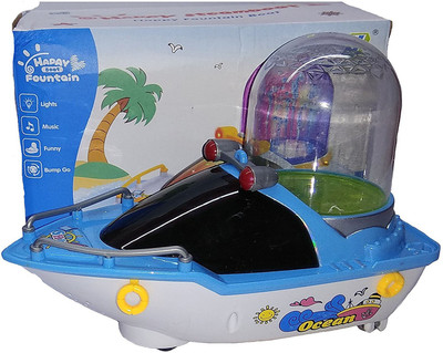 

Suvesa Light and Sound with Water fountain boat(Multicolor)