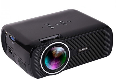 

Tou YinGer Tou YinGer X7 1800 Im Portable Projector 1800 lm LED Corded Mobiles Portable Projector(Black)
