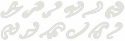 

Isomars FC12 Quilting Stencil(Pack of 12)