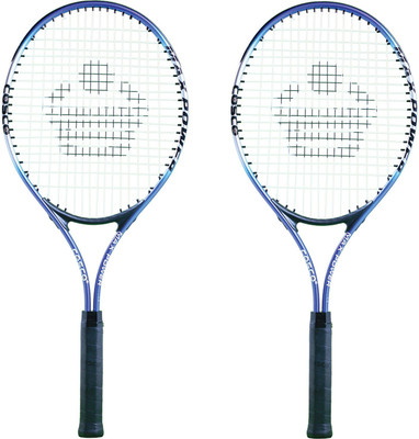 

Cosco MAX POWER ( ALUMINIUM ) TENNIS RACQUET ( Pack of 2 ) Multicolor Strung Tennis Racquet(G4 - 4 1/2 Inches, 350 g)
